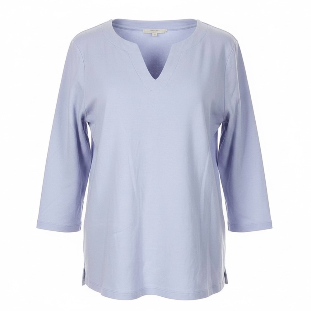 Orvis’ Notched Neck Tunic Top EUC